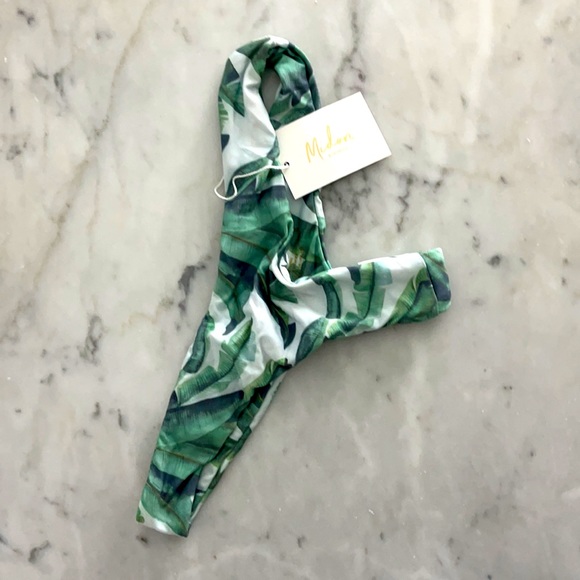 Midori bikini bottoms: Banana Palms Whale Tale (L) - Picture 2 of 3